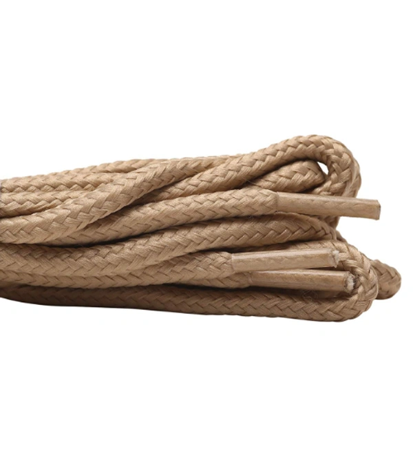 GRAH SANGRAH® (2 Pair) Shoelaces for Thick Round Climbing, Hiking, Boot, Running , Sport Shoes Laces  - 120 CM, Cream